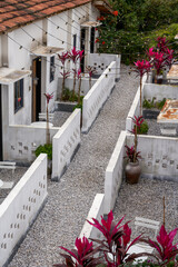 White Nordic village style homestay building