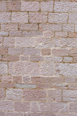 Background of stone castle wall