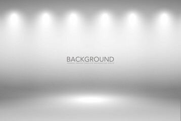 Abstract gray background. Grey gradient background blank trade show booth for designers. Background empty room with space for your text and picture. vector eps10