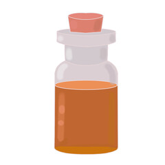 medicine bottle isolated on white