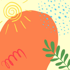 Trendy Abstract Square Art Template for Social Media Posts Mobile Apps Banners Design and Web Internet ads