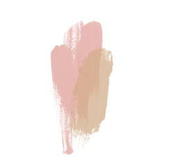 hand painted, watercolor stroke on white background