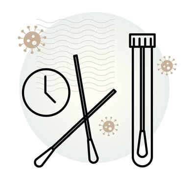 Buccal Swab - Testing Time Delay - Icon