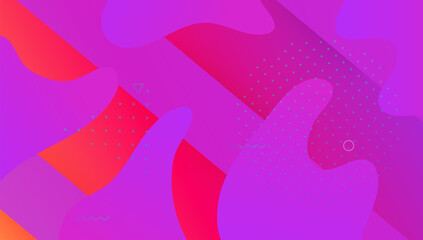 Gradient Poster. Vibrant Frame. Flow Fluid Shape. Abstract Screen. Cool Landing Page. Violet Trendy Banner. Spectrum Backdrop. Futuristic Design. Magenta Gradient Poster