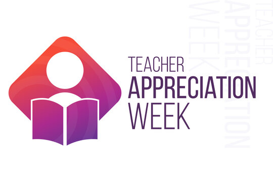Teacher Appreciation Week. Vector Illustration. Holiday Poster.