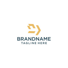 Obraz premium Brandname logo icon design vector template