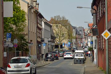 Obraz premium frankfurt am main-höchst, bolongarostraße