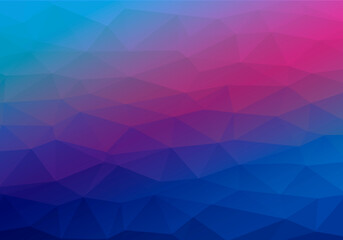 Fondo de pantalla de triángulos rosas, y azules. 