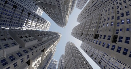 city skyscrapers