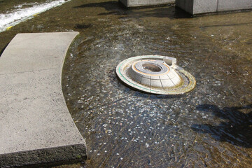 Namsan Park in Seoul under the summer sun