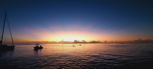 activités nautiques dans le lagon de Tahiti