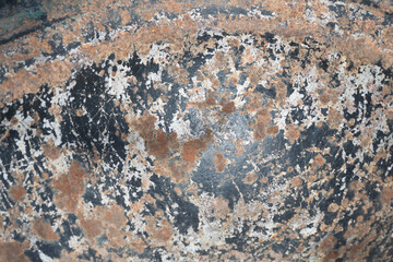 chipped and weathered painted metallic basin background