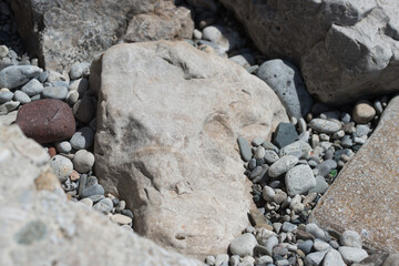 stones on the beach