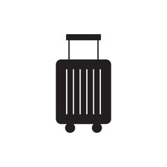Bag, travel suitcase icon line style icon, style isolated on white background