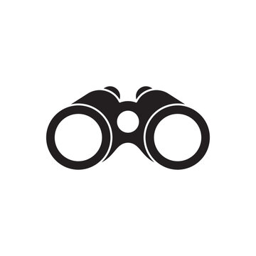 Binoculars icon line style icon, style isolated on white background