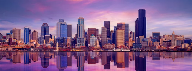 Foto op Plexiglas  Seattle waterfront and skyline, Washington,USA © CK