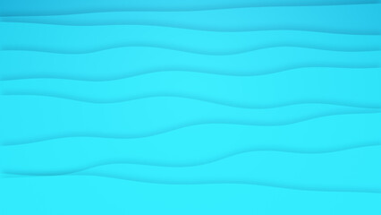 Abstract Blue Green Sea Wave Background