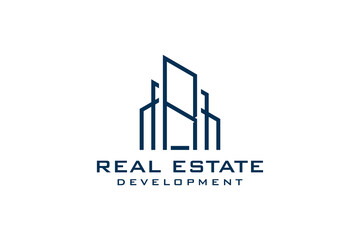 Letter R for Real Estate Remodeling Logo. Construction Architecture Building Logo Design Template Element.