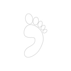 human footprint icon