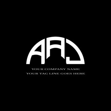 AAJ letter logo creative design with vector graphic