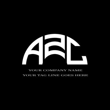 AZC letter logo creative design with vector graphic