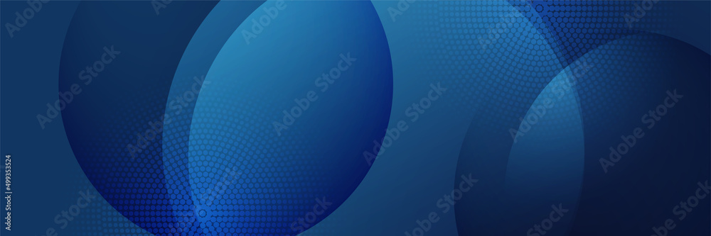 Wall mural abstract dark blue technology particles mesh background. vector abstract graphic design banner patte