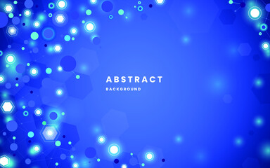 Abstract lines and dots connect background. Technology connection digital data and big data concept. illustration vector 10 eps.