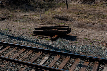Sorting railroad station next to a chemical plant!