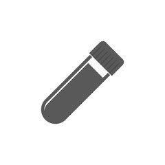 vector illustration of cavulab sample laboratory tube icon.