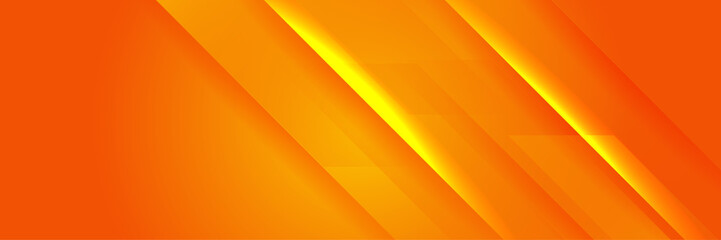 Modern minimal orange futuristic technology science background design . Abstract orange banner vector illustration. Yellow orange vector abstract graphic design. Banner Pattern background template.