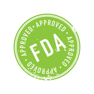 FDA Approved (Food and Drug Administration) icon. Vector