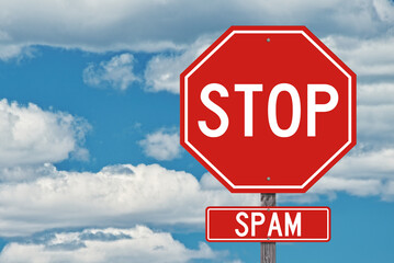 Stop Spam Sign