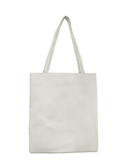 leather bag on white background Separate leather bags instead of plastic bags. For an environmentally friendly cutting path