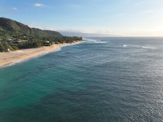 beach and sea at Banzai Beach - Oahu, Hawaii