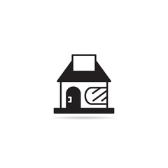 shop building icon vector illustration