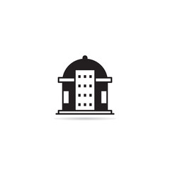 government building icon illustration