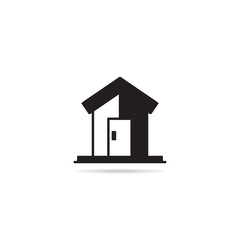 home building icon vector illustration