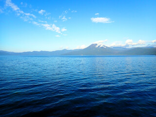 Lake Shikotsu in Hokkaido Japan