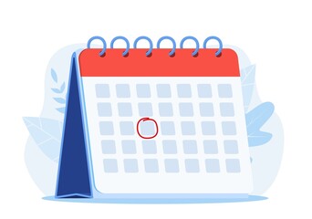 calendar reminder date spiral icon