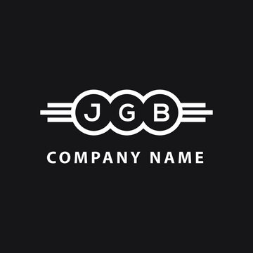 JGB letter logo design on black background. JGB  creative initials letter logo concept. JGB letter design.
