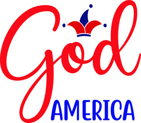 4 of july svg design cut file