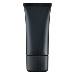 black plastic container for cosmetics