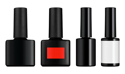 Obraz premium nail polish isolated on white