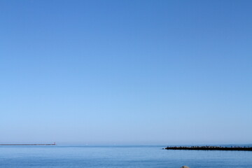 Obraz premium 晴天の海岸