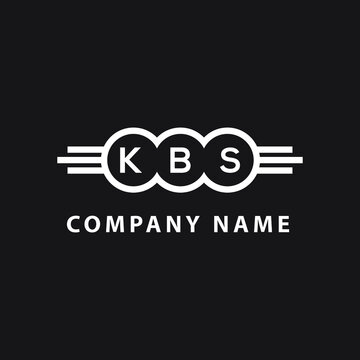 KBS letter logo design on black background. KBS  creative initials letter logo concept. KBS letter design.
