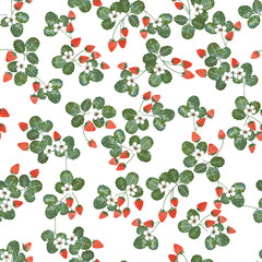 可愛いフルーツのシームレスなパターン。テキスタイル、壁紙、包装紙のデザイン。