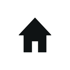Home icon vector for web, computer and mobile app
