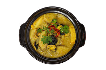 Snail with banana & soya curd, Vietnamese traditional food