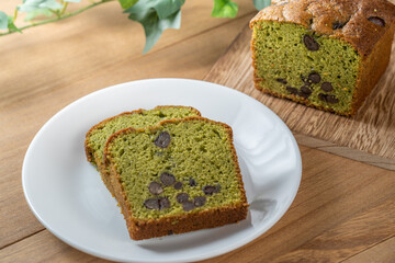抹茶パウンドケーキ 