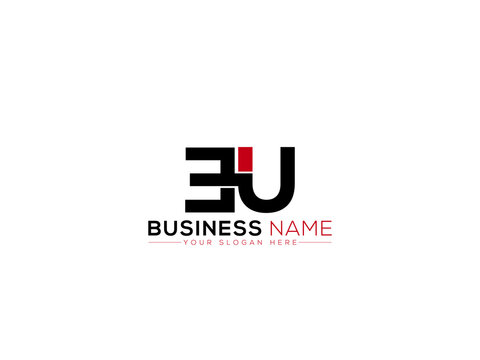 Letter EU Logo Icon, Colorful Eu ue Logo Letter Vector Icon Design For Your Creative Business
